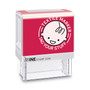 COSCO MINE Textile Stamp, 1.5" x 1.5", Black (COS039605) View Product Image