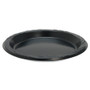 Genuine Joe Round Plates, 9", Plastic,125/PK, Black (GJO10429) View Product Image