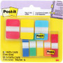 Post-it Tabs and Flags Combo Pack - Red, Yellow, Blue, Green, Orange - Sticky, Adhesive Product Image 