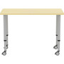 Lorell Height-Adjustable 48" Rectangular Table (LLR69582) View Product Image