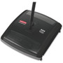 Rubbermaid Commercial Brushless Mechanical Sweeper - 7.50" Brush Face - Black - (RCP421588BK) Product Image 