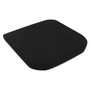 Alera Cooling Gel Memory Foam Seat Cushion, Fabric Cover with Non-Slip Under-Cushion Surface, 16.5 x 15.75 x 2.75, Black View Product Image