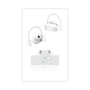 ByTech Bluetooth Sports Earbuds, White (BTHBCAUBE119WT) View Product Image