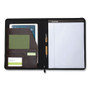 Samsill Vintage Hardback Zipper Portfolio, Vinyl, Dark Brown, 11 x 8.5 View Product Image