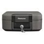 Waterproof Fire-Resistant Chest, 0.28 Cu Ft, 15.4w X 14.3d X 6.6h, Charcoal Gray (SENCFW20201) View Product Image