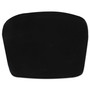 Alera Cooling Gel Memory Foam Backrest, Two Adjustable Chair-Back Straps, 14.13 x 14.13 x 2.75, Black View Product Image