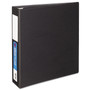 Avery Heavy-Duty Non-View Binder with DuraHinge and One Touch EZD Rings, 3 Rings, 2" Capacity, 11 x 8.5, Black (AVE79992) View Product Image