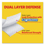 Glad ForceFlex Kitchen Drawstring Trash Bags, 13 gal, Gain Lavender Scent, 24 x 27.38, White, 80 Bags/Box, 3 Boxes/Carton View Product Image