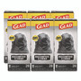 Glad Guaranteed Strong Large Drawstring Trash Bags, Three-Ply, 30 gal, 1.05 mil, 30 x 33, Black, 28 Bags/Box, 6 Boxes/Carton View Product Image
