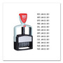 Classic Line Message Dater, 5 Years, 12 Phrases, 1.75 X 0.18, Black Ink (COS011029) View Product Image