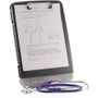 Officemate Low Profile Storage Clipboard, 0.5" Clip Capacity, Holds 8.5 x 11 Sheets, Charcoal View Product Image