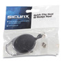 SICURIX Quick Clip Card Reels, 30" Extension, Oval, Black (SRXBAU68754) View Product Image