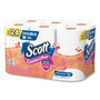 Scott ComfortPlus Toilet Paper, Double Roll, Bath Tissue, Septic Safe, 1-Ply, White, 231 Sheets/Roll, 12 Rolls/Pack, 4 Packs/Carton (KCC47618) View Product Image