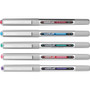 uniball VISION Rollerball Pen, Stick, Fine 0.7 mm, Assorted Ink and Barrel Colors, 5/Pack View Product Image