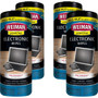 Weiman E-Tronic Wipes - For TV, Keyboard, Monitor, Notebook, Smartphone, Tablet, Electronics, Plasma Display, LCD - Streak-free, Lint-free, Ammonia-free, Anti-static, Pre-moistened - White - 30/Tub - (WMN93ACT) Product Image 