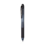 Pentel EnerGel-X Gel Pen, Retractable, Medium 0.7 mm, Black Ink, Smoke/Black Barrel, 5/Pack View Product Image