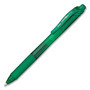 Pentel EnerGel-X Gel Pen, Retractable, Medium 0.7 mm, Green Ink, Translucent Green/Green Barrel, Dozen View Product Image