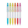Frixion Colors Erasable Porous Point Pen, Stick, Bold 2.5 Mm, Six Assorted Artistic Ink Colors, White Barrel, 6/pack View Product Image