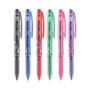 Pilot FriXion Ball Erasable Gel Pen, Stick, Extra-Fine 0.5 mm, Assorted Ink and Barrel Colors, 6/Pack View Product Image