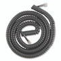 Power Gear Coiled Phone Cord, Plug/Plug, 12 ft, Black PWG2763986177 View Product Image