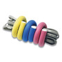 UT Wire Flexi Ties Cushioned Cable Ties, 0.4" x 5", Assorted Colors, 8/Pack (RBOUTWFT1203) View Product Image