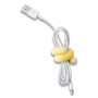 UT Wire Flexi Ties Cushioned Cable Ties, 0.4" x 5", Assorted Colors, 8/Pack View Product Image