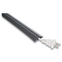 UT Wire Compact Cord Protector and Concealer, 1.6" x 5 ft, Gray View Product Image