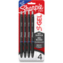 Sharpie S-Gel Pens - 1 mm Pen Point - Blue Ink - Gel-based - Black Barrel Product Image 