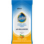 Pledge pH Balanced Multisurface Wipes - Fresh Citrus Scent - pH Balanced, Streak-free, Residue-free - Blue - 25/Packet Product Image 