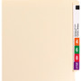 Smead End Tab Fastener Folders with Reinforced Straight Tabs, 11-pt Manila, 2 Fasteners, Letter Size, Manila Exterior, 50/Box View Product Image