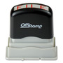 Offistamp Pre-Inked Message Stamp, FILE, 1.63" x 0.38", Red Ink (MKG034513) View Product Image