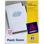 Avery Letter File Sleeve - 8 1/2" x 11" - 100 Sheets Capacity - Polypropylene - Clear - Non-stick, Lightweight Product Image 