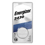 Energizer 2430 Lithium Coin Battery, 3 V (EVEECR2430BP) View Product Image