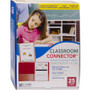 C-Line Classroom Connector Folders, 11 x 8.5, Red, 25/Box View Product Image