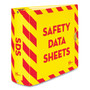 Avery UltraDuty Safety Data Sheet Binder Bundle, 3 Rings, 3" Capacity, 11 x 8.5, Yellow/Red View Product Image