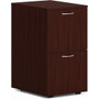 HON Mod HLPLPMFF Pedestal - 28" Height x 15" Width x 20" Depth - 2 x File Drawer(s) - Finish: Traditional Mahogany Product Image 