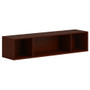 HON Mod Wall Mounted Storage | Open | 60"W | Traditional Mahogany Finish - 39.8" Height x 60" Width x 14" Depth - Finish: Traditional Mahogany Product Image 