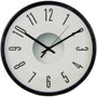 Victory Light Heavy-duty Silent Wall Clock - Black, Gray Case Product Image 