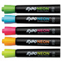 EXPO Neon Windows Dry Erase Marker, Broad Bullet Tip, Assorted Colors, 5/Pack (SAN1752226) View Product Image