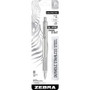 Zebra 7 Series F-701 Retractable Ballpoint Pen - 0.7 mm Fine Pen Point - Refillable - Retractable - Black Ink - Stainless Steel Barrel Product Image 
