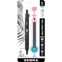 Zebra Steel 7 Series X-701 Retractable Ballpoint Pen - 0.7 mm Fine Pen Point - Refillable - Retractable - Stainless Steel Barrel Product Image 
