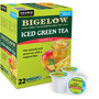 Bigelow Tropical Iced Green Tea, K-Cup, 0.10 oz, 22/Box (GMT2870) View Product Image