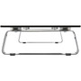 Tripp Lite Universal Glass-Top Monitor Riser, 22" x 8" x 3", Clear, Supports 3.9 lbs (TRPMR2208G) View Product Image