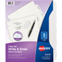 Avery Big Tab Write & Erase Dividers - 5 x Divider(s) - Write-on Tab(s) - 5 - 5 Tab(s)/Set - 8.5" Divider Width x 11" Divider Length Product Image 