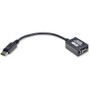 Tripp Lite 6in DisplayPort to VGA Adapter Active Converter DP to VGA M/F 6" (TRPP13406NVGA) View Product Image