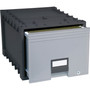 Storex Black/Gray Heavy-duty Archive Drawer (STX61178U01C) View Product Image