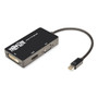 Tripp Lite by Eaton Keyspan Mini DisplayPort to VGA/DVI/HDMI All-in-One Adapter/Converter, Thunderbolt 1 and 2, 6" View Product Image