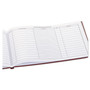 Wilson Jones Visitor Register Book, 5 Column Format, Red Cover, 10.5 x 8.5 Sheets, 112 Sheets/Book (WLJS490) View Product Image