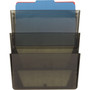 Officemate Wall Files, Letter, 13"x4-1/8"x7", 3/BX, Smoke (OIC21421) View Product Image