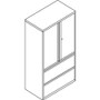 HON Brigade 800 H885LS Lateral File - 64.3" Height x 36" Width x 18" Depth - (HON885LSL) View Product Image